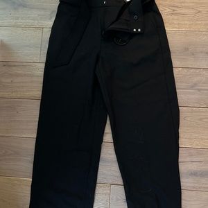 Club Monaco wide leg black pants